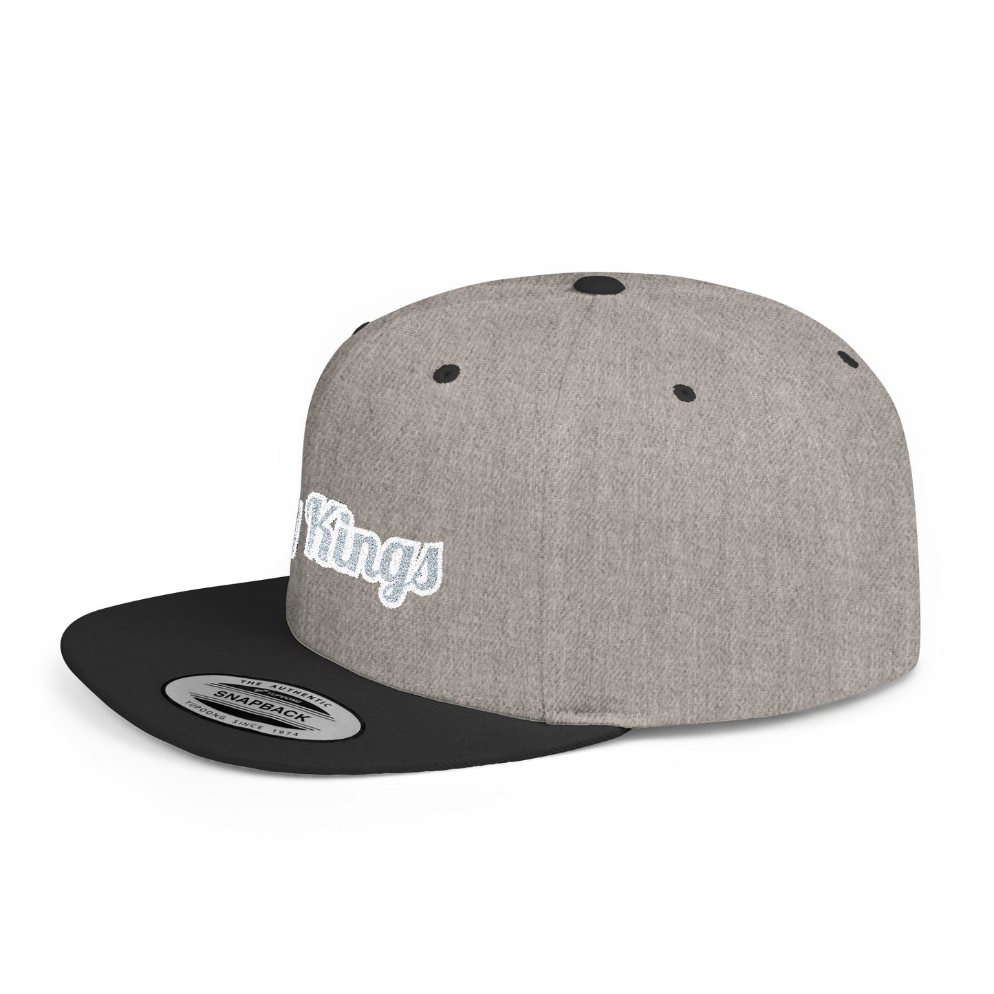 Text City Kings Flat Bill Snapback – Lightweight, Custom Fit, Premium Quality
