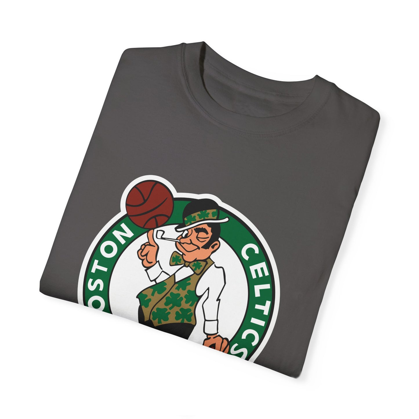 Boston Celtics Street Ball Style Garment-Dyed T-Shirt – Premium Cotton Tee for Customization