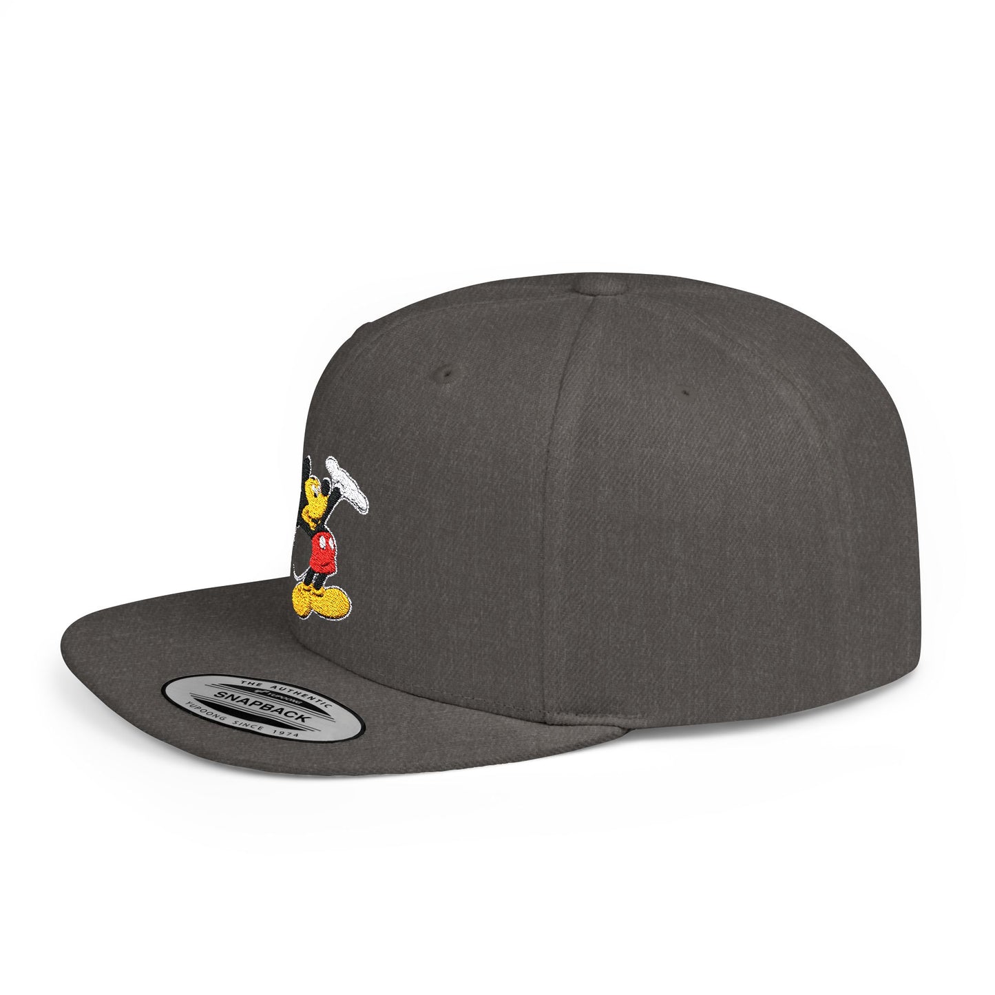 Mickey Mouse Disney Holiday Flat Bill Snapback – Lightweight, Custom Fit, Premium Quality