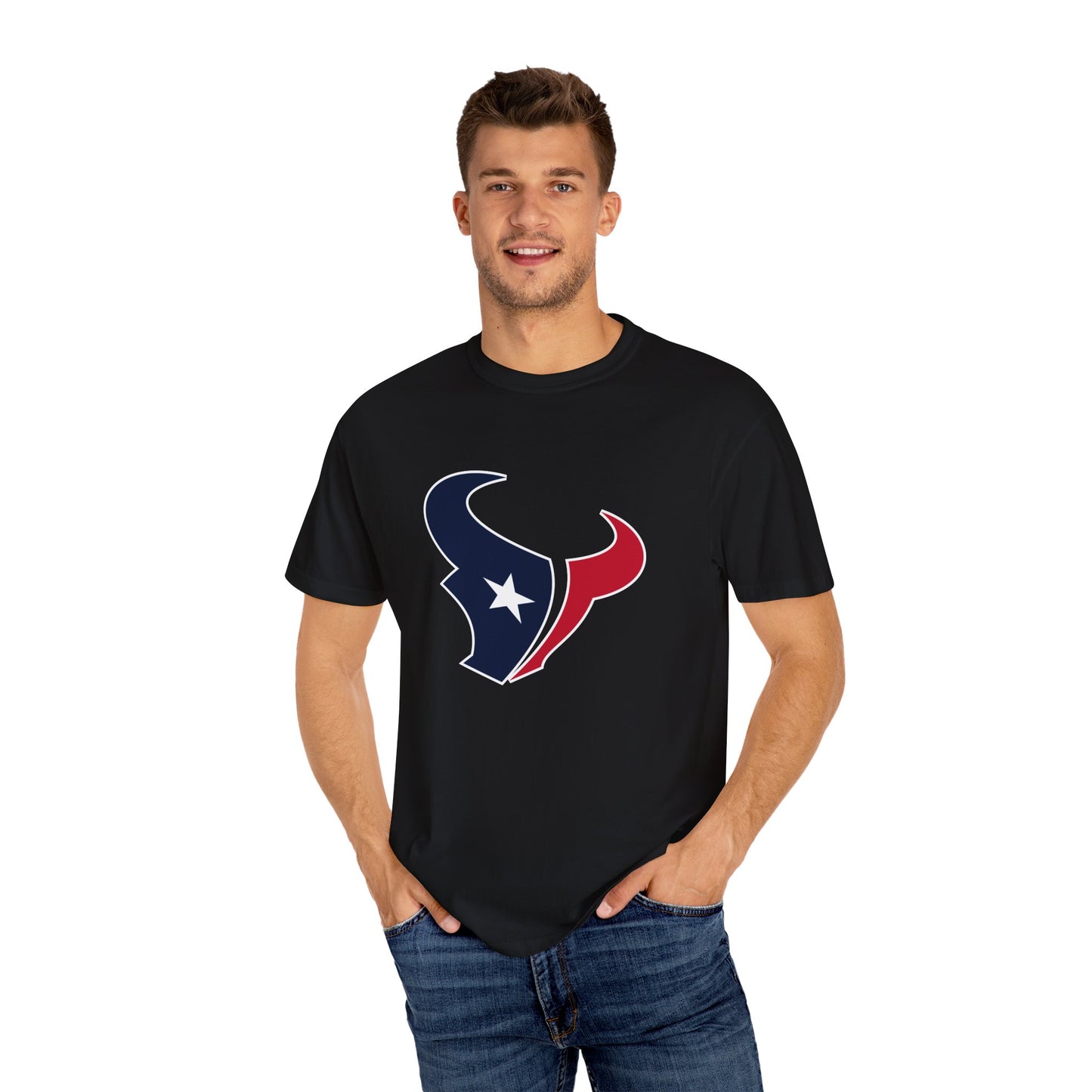 Houston Texans Gear Garment-Dyed T-Shirt – Premium Cotton Tee for Customization