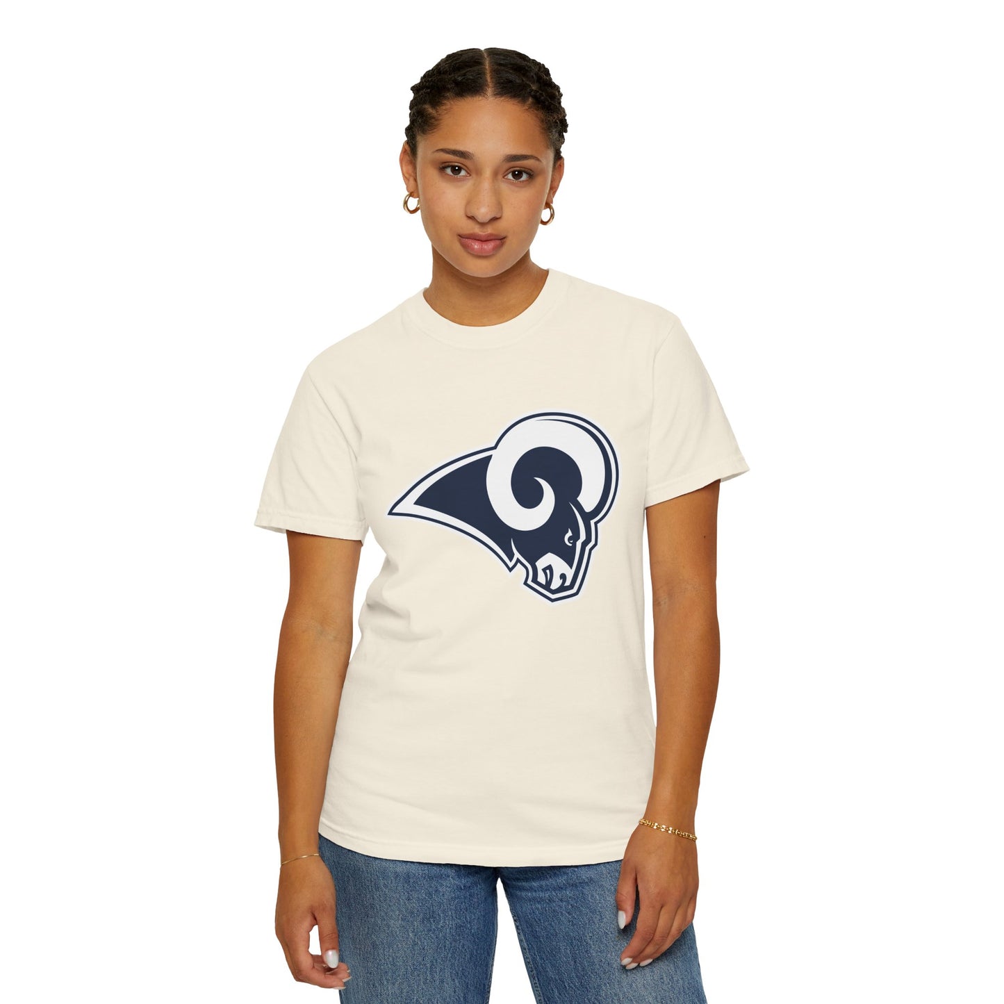 Los Angeles Rams Fan Gifts Garment-Dyed T-Shirt – Premium Cotton Tee for Customization