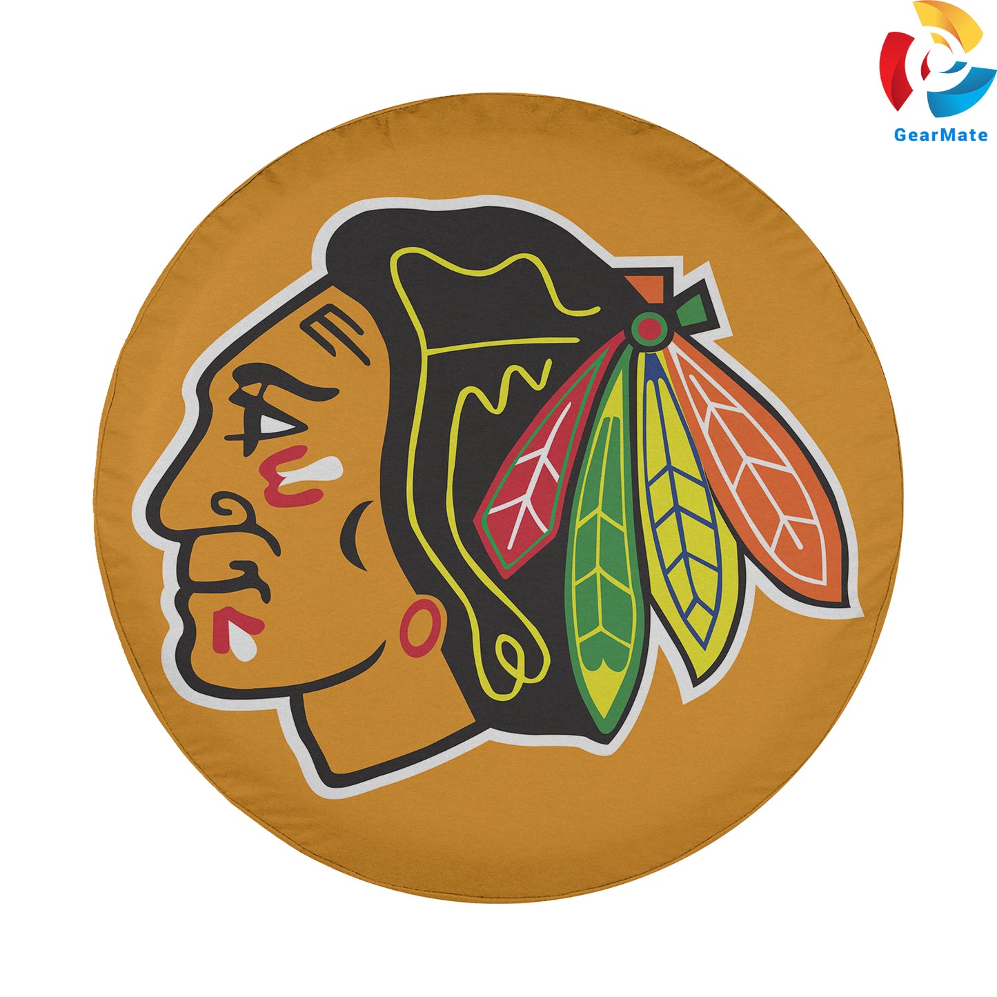 Chicago Blackhawks NHL Hockey Season Spare Tire Cover – Premium Waterproof UV-Resistant Protector