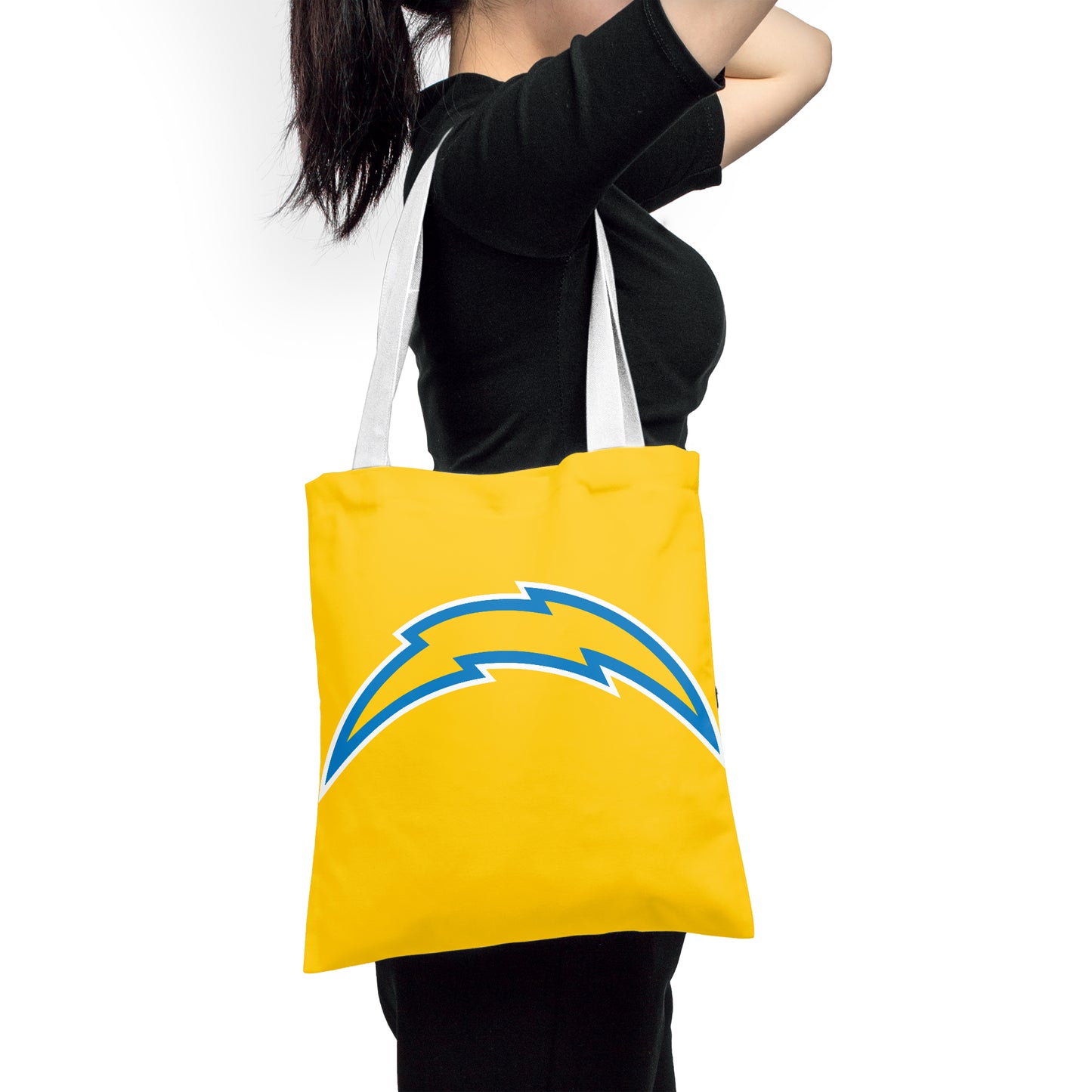 Los Angeles Chargers Polyester Canvas Tote Bag – Durable and Stylish