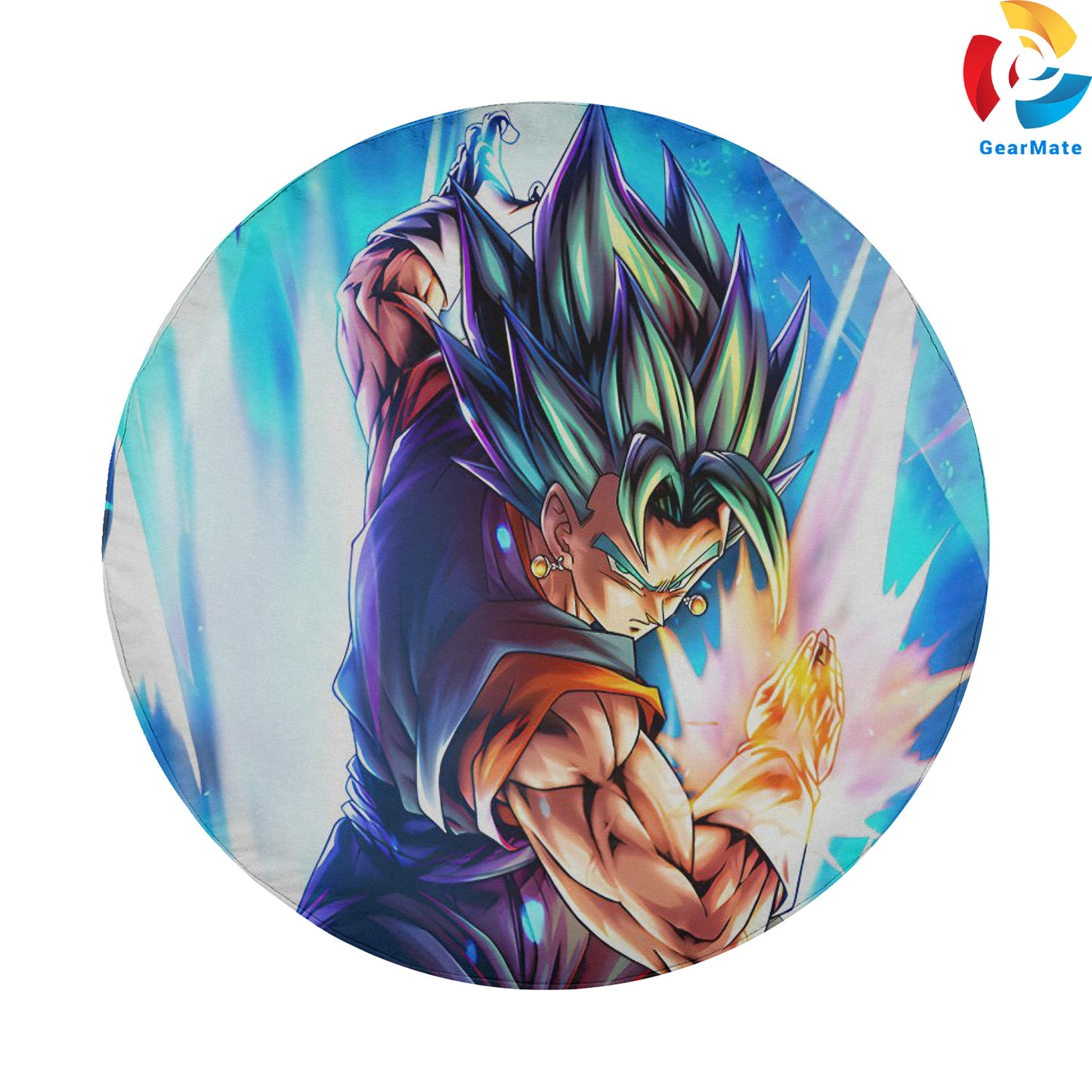 Vegito Super Saiyan God Spare Tire Cover – Premium Waterproof UV-Resistant Protector