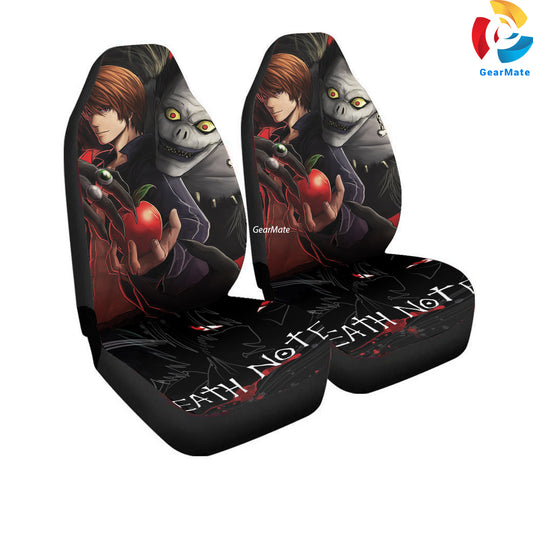 Anime Lawliet Ryuk Death Note Car Seat Covers – High Quality Graphic and Polar Fleece Protector Set