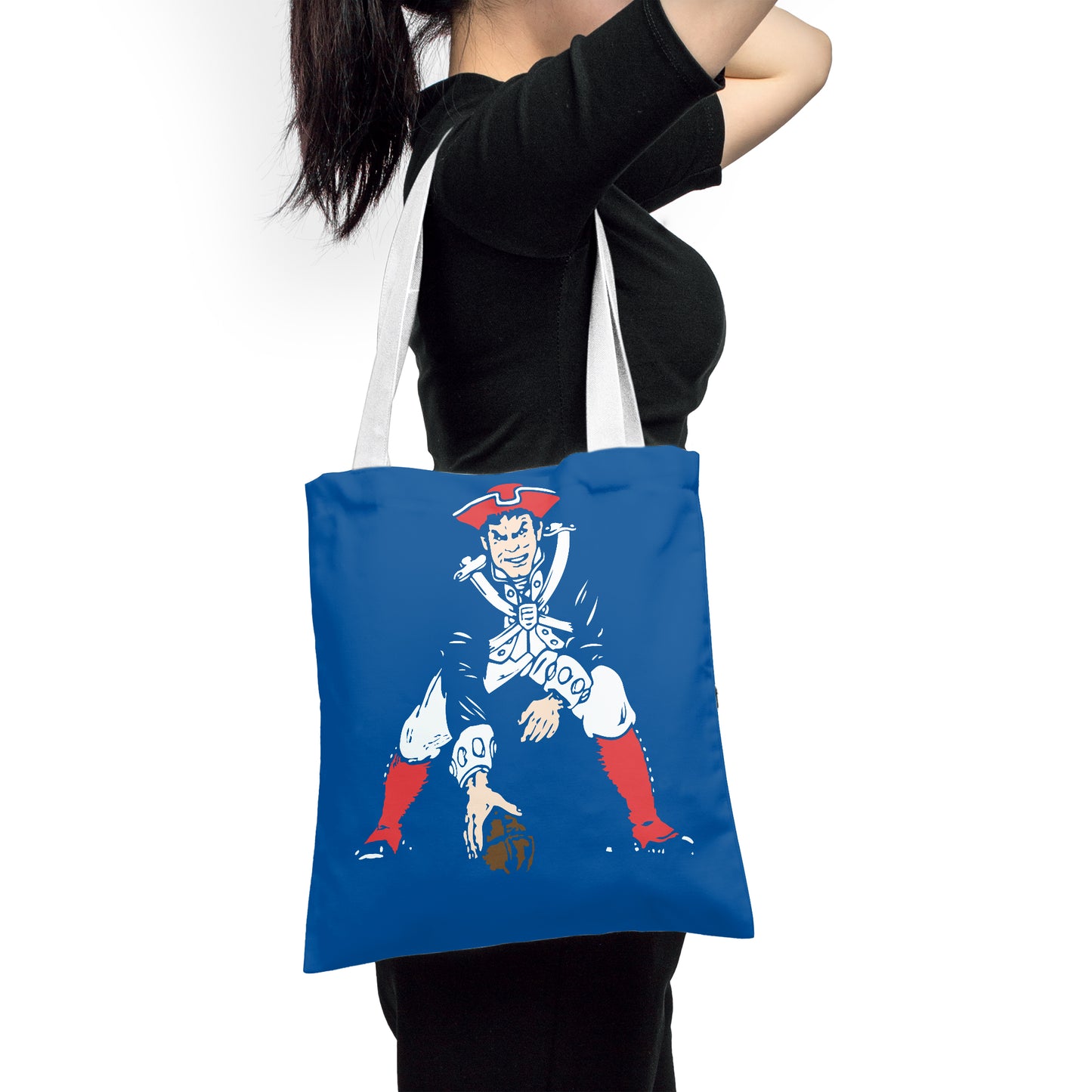 New England Patriots Polyester Canvas Tote Bag – Durable and Stylish