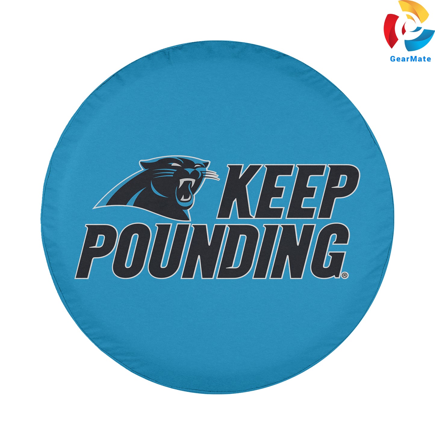 Carolina Panthers NFL Gear Spare Tire Cover – Premium Waterproof UV-Resistant Protector