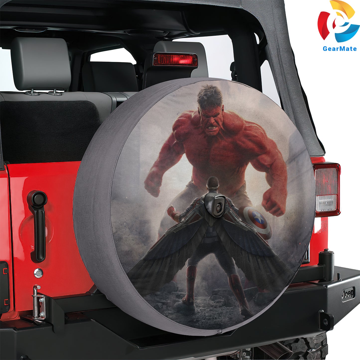 Brave New World Spare Tire Cover – Premium Waterproof UV Resistant Protector