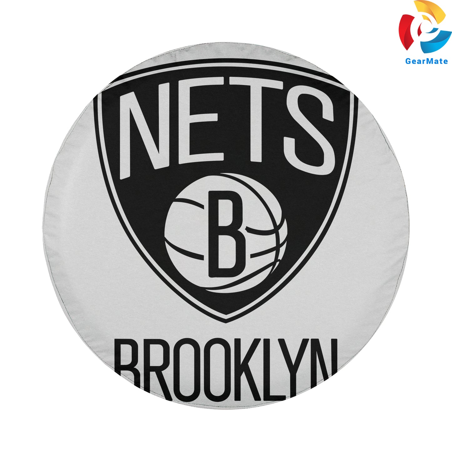 Brooklyn Nets NBA Spare Tire Cover – Premium Waterproof UV-Resistant Protector