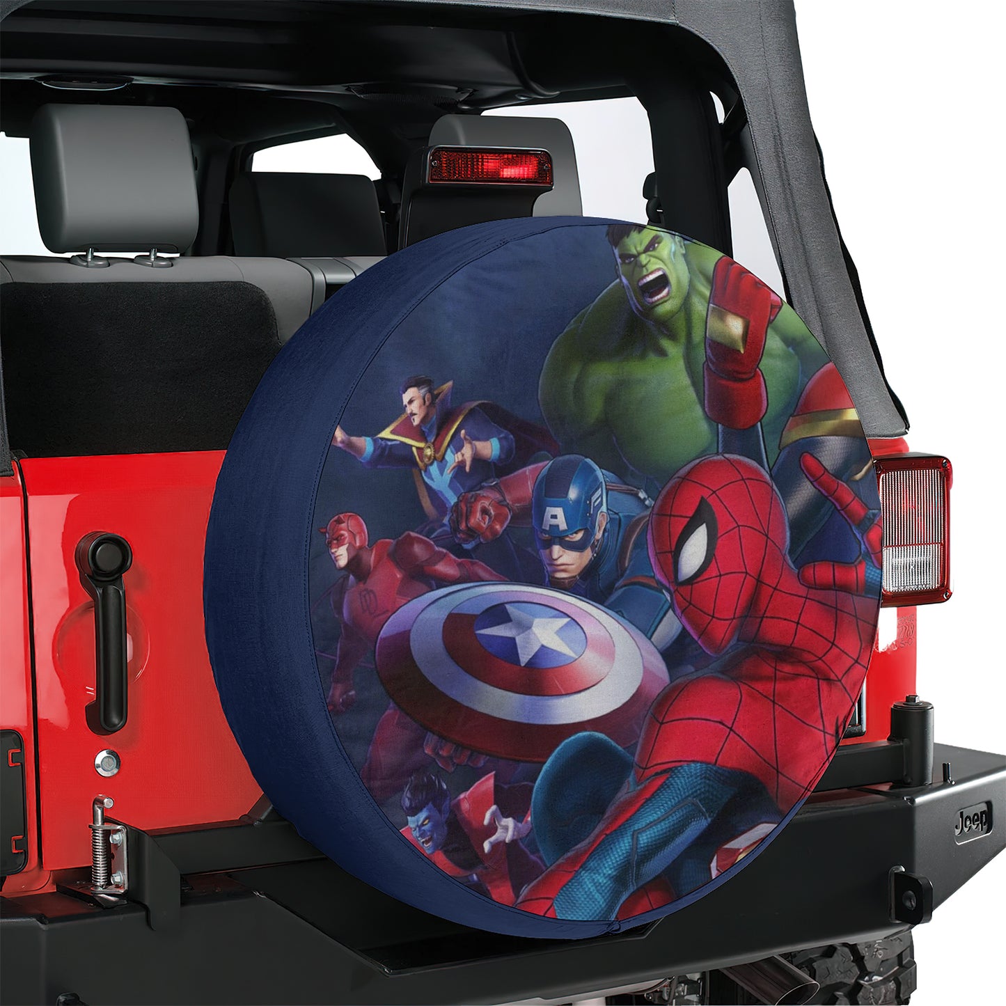 Marvel Assemble Spare Tire Cover – Premium Waterproof UV Resistant Protector