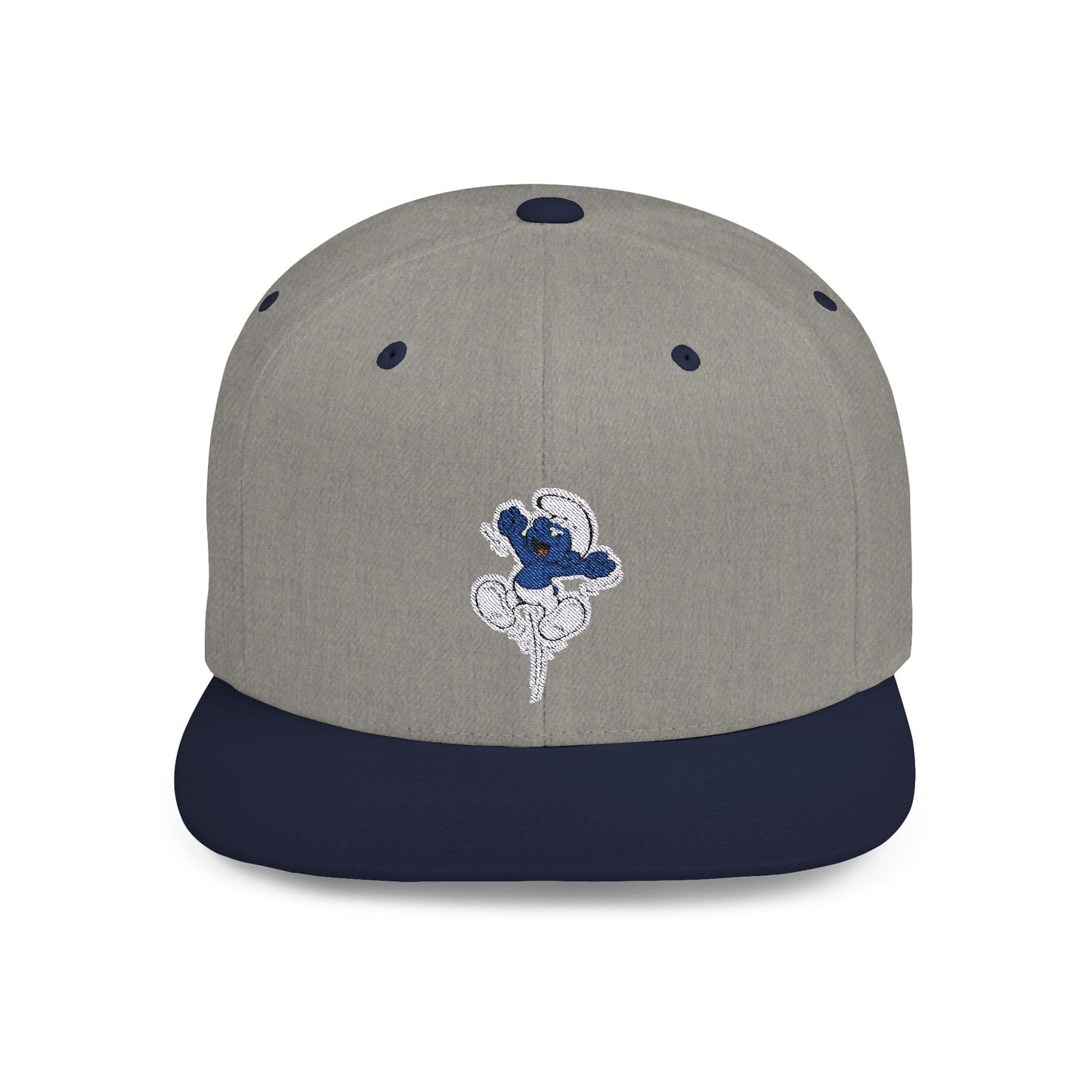 The Smurf Blue Flat Bill Snapback – Lightweight, Custom Fit, Premium Quality