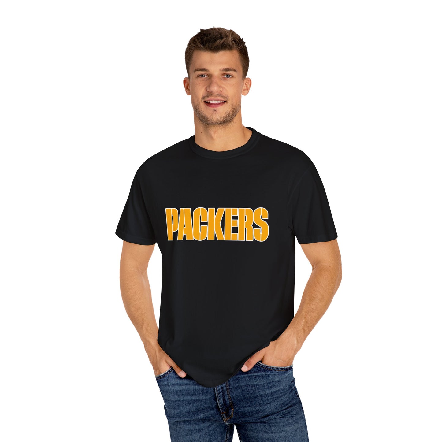 Green Bay Packers Gear Garment-Dyed T-Shirt – Premium Cotton Tee for Customization