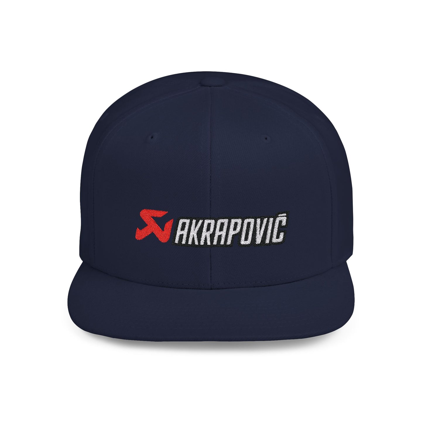 Akrapovič Flat Bill Snapback – Lightweight, Custom Fit, Premium Quality