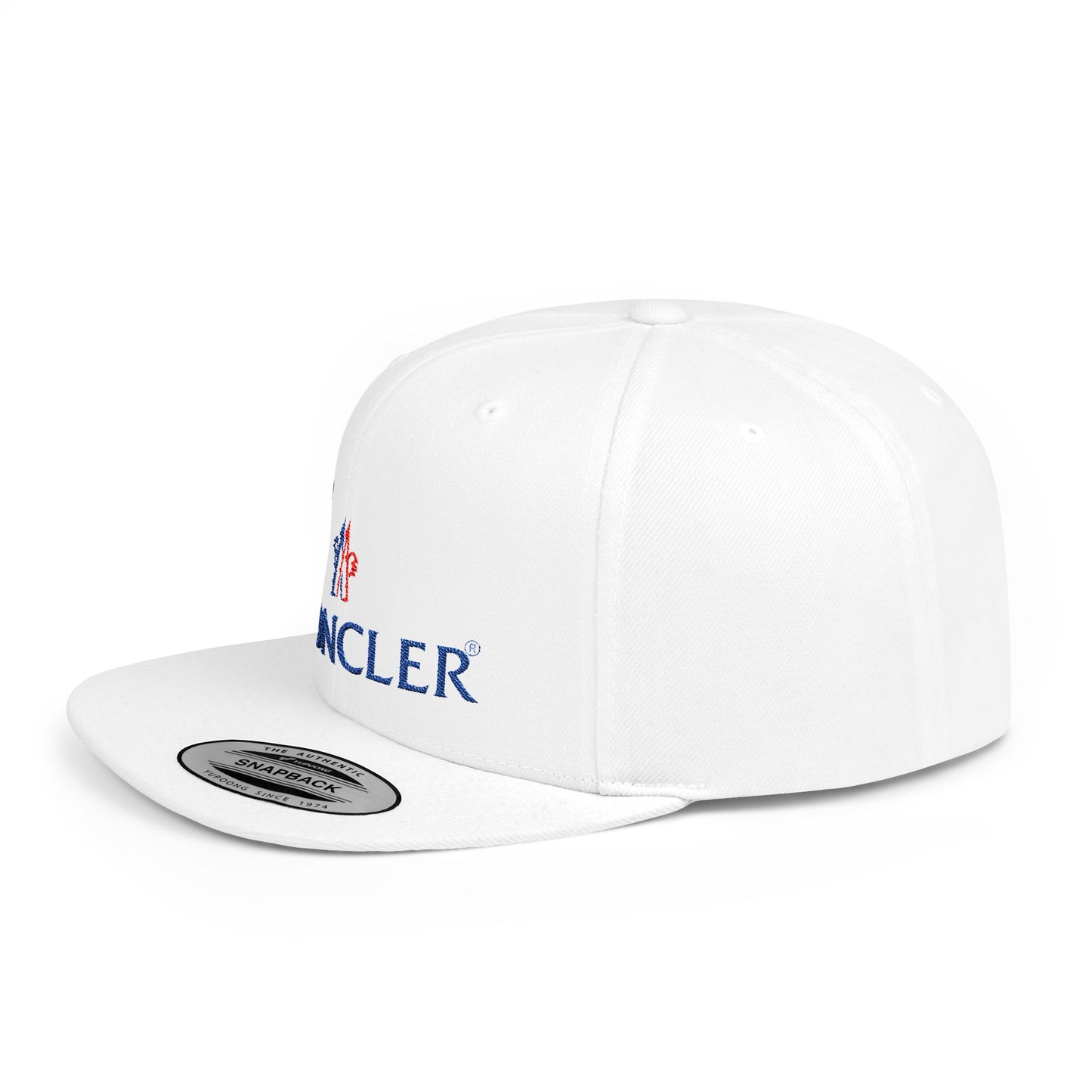 Moncler Flat Bill Snapback – Lightweight, Custom Fit, Premium Quality