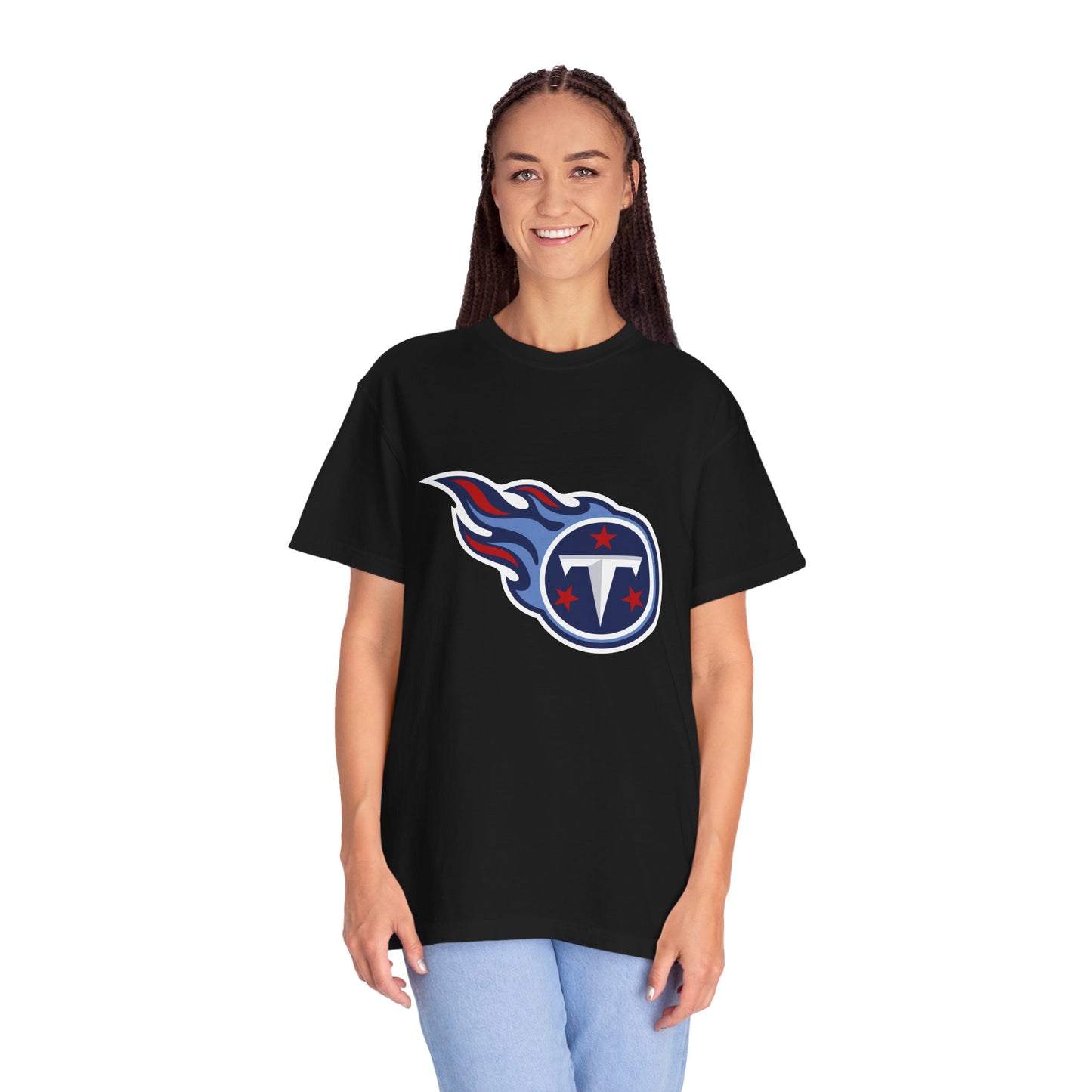 Tennessee Titans Merchandise Garment-Dyed T-Shirt – Premium Cotton Tee for Customization