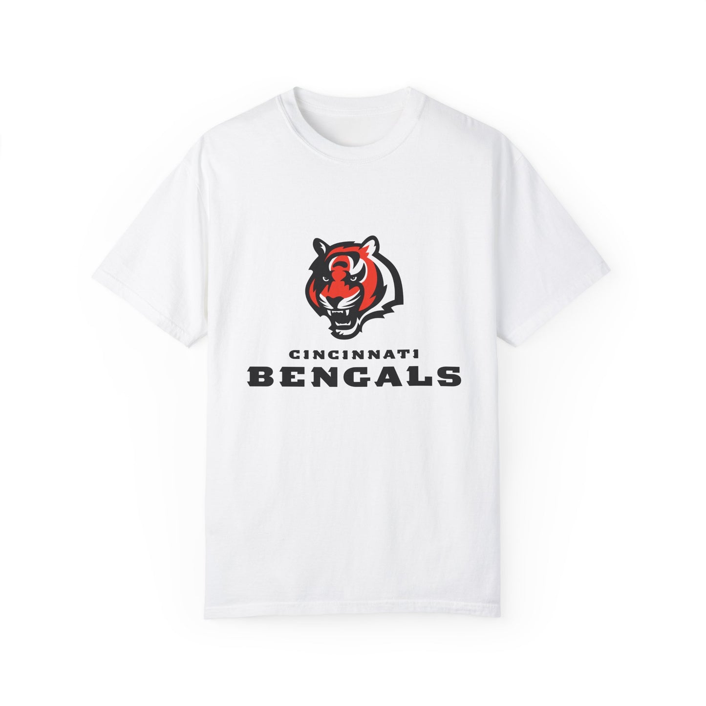 Cincinnati Bengals Gear Garment-Dyed T-Shirt – Premium Cotton Tee for Customization