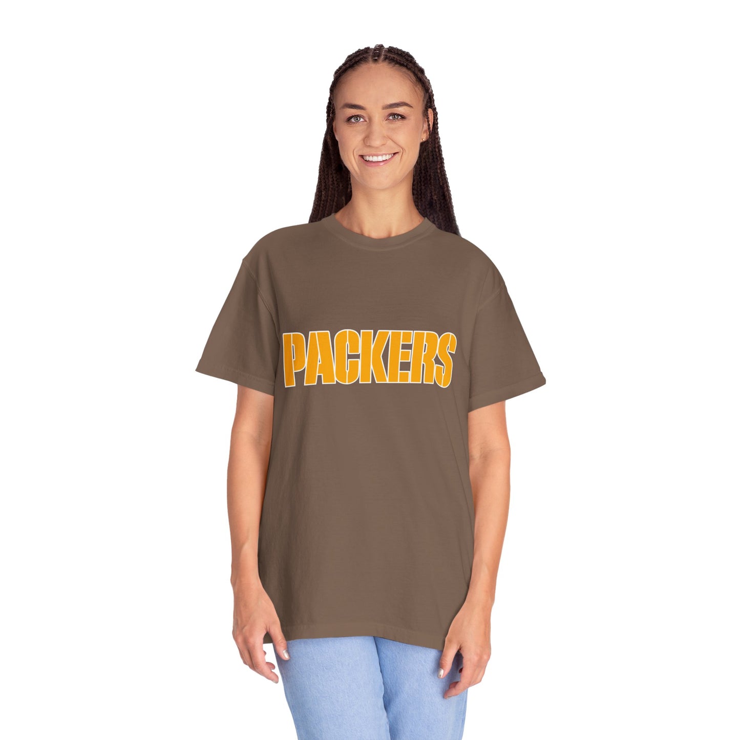 Green Bay Packers Gear Garment-Dyed T-Shirt – Premium Cotton Tee for Customization