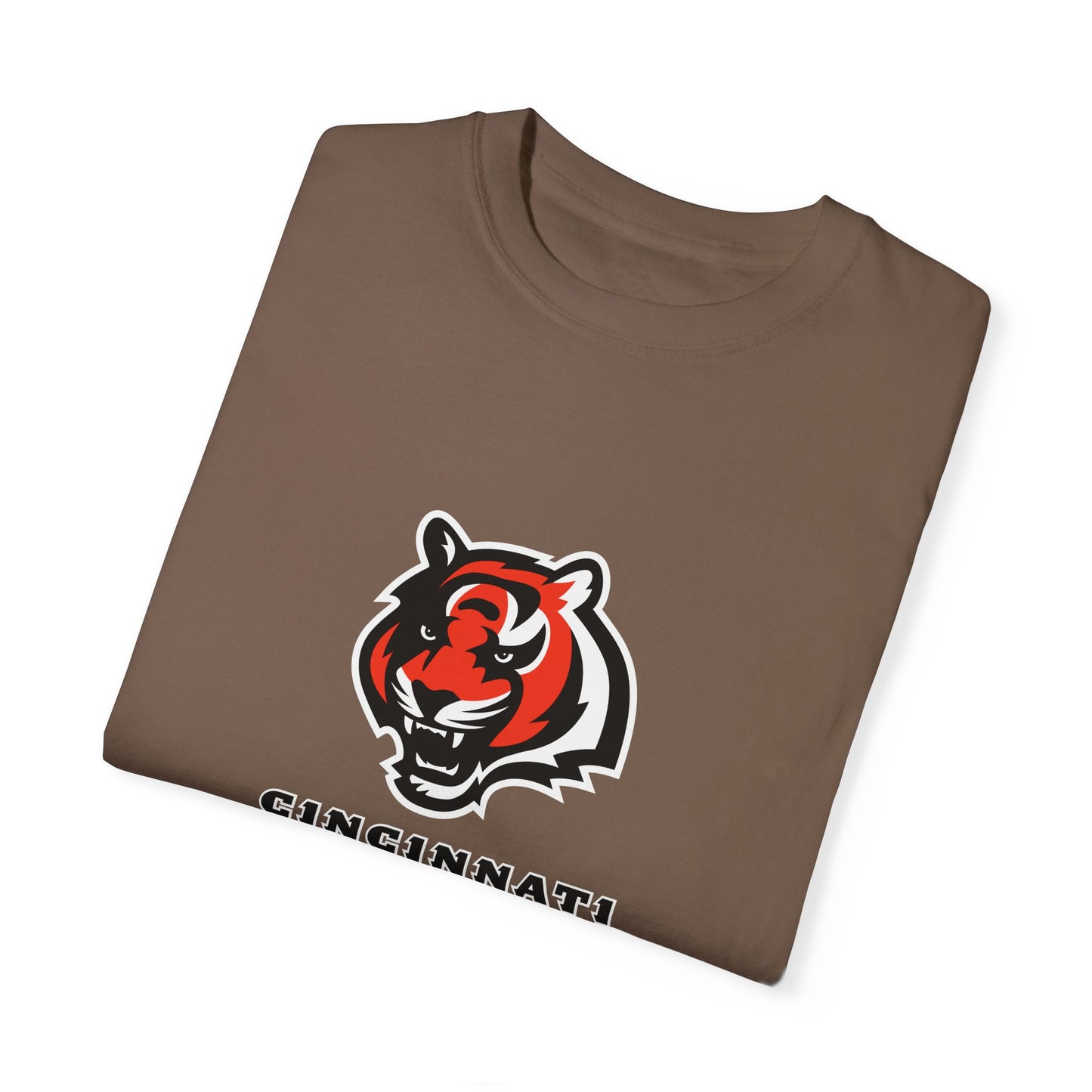 Cincinnati Bengals Gear Garment-Dyed T-Shirt – Premium Cotton Tee for Customization