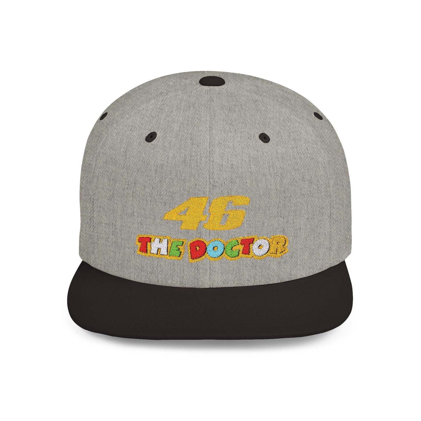 46 The Doctor Flat Bill Snapback – Lightweight, Custom Fit, Premium Quality