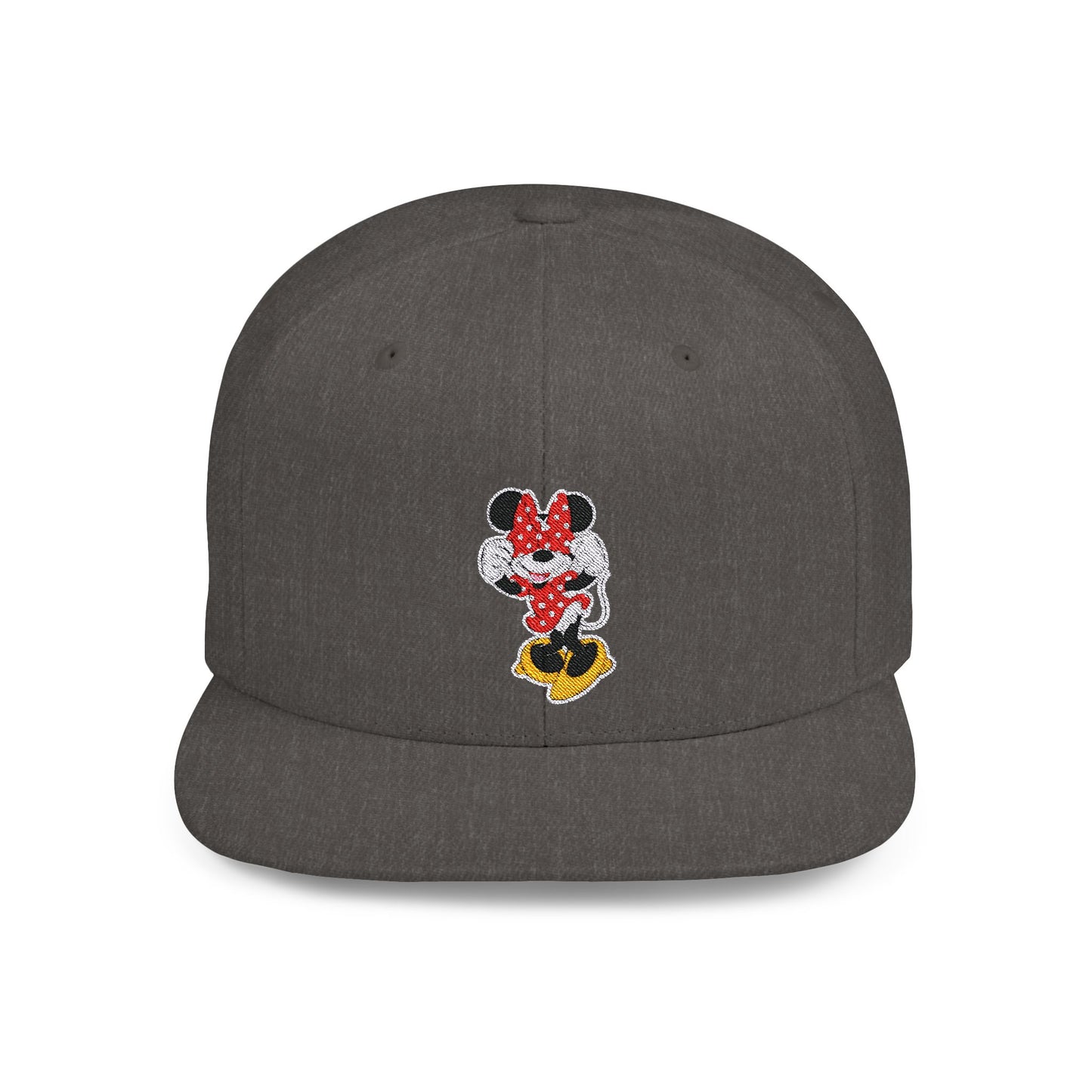 Minnie Mouse Disney Flat Bill Snapback – Lightweight, Custom Fit, Premium Quality