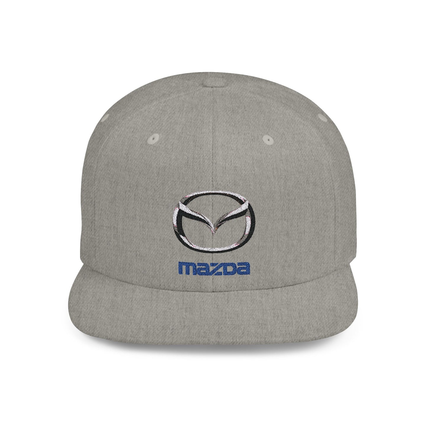 Mazda Flat Bill Snapback – Lightweight, Custom Fit, Premium Quality