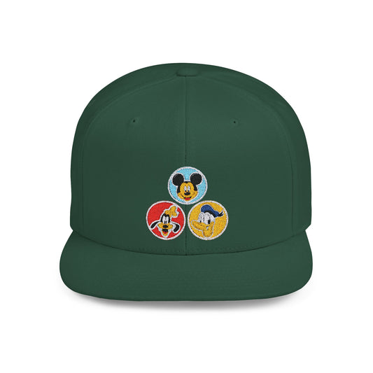 Mickey Donal Goofie Flat Bill Snapback – Lightweight, Custom Fit, Premium Quality