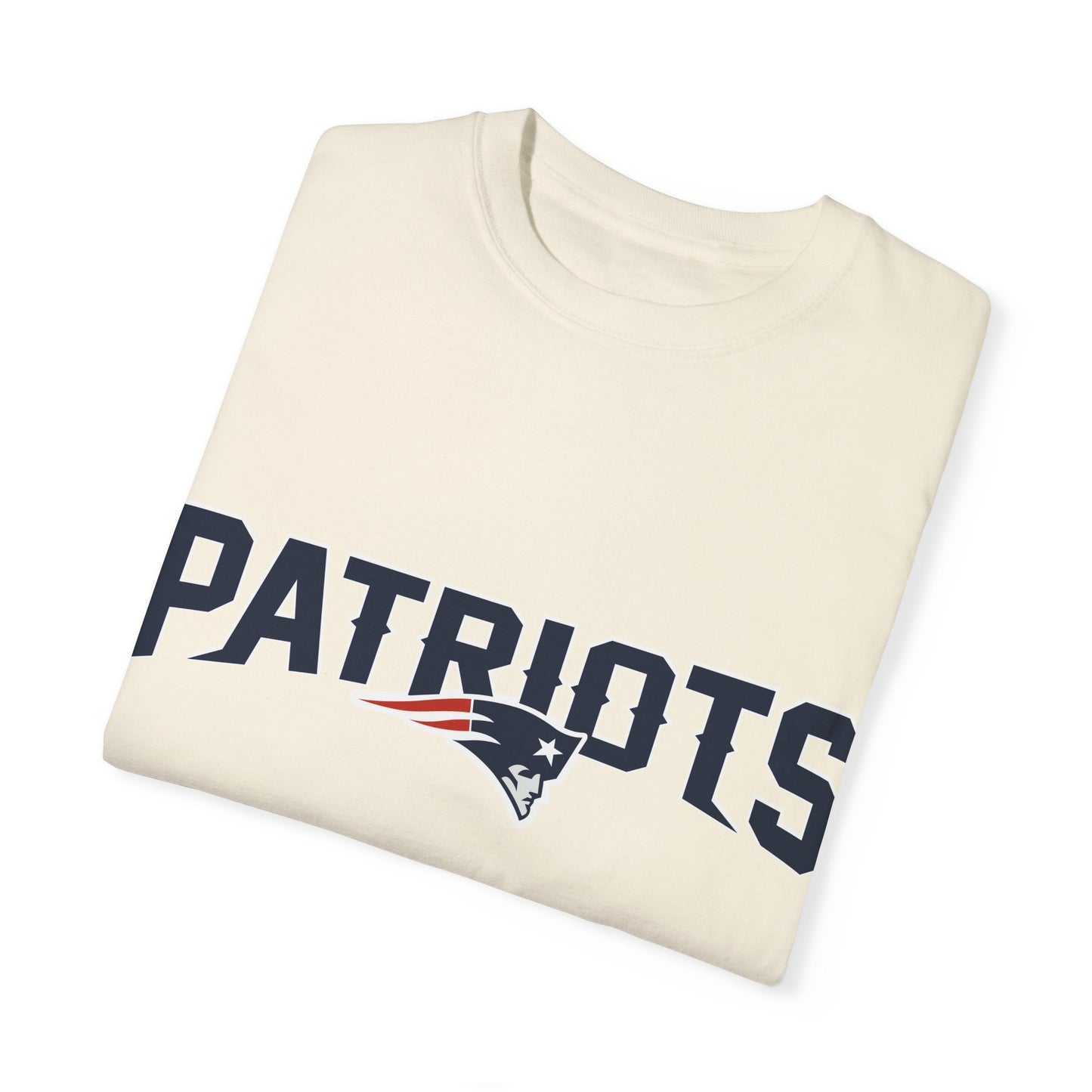 New England Patriots Football Merchandise Garment-Dyed T-Shirt – Premium Cotton Tee for Customization