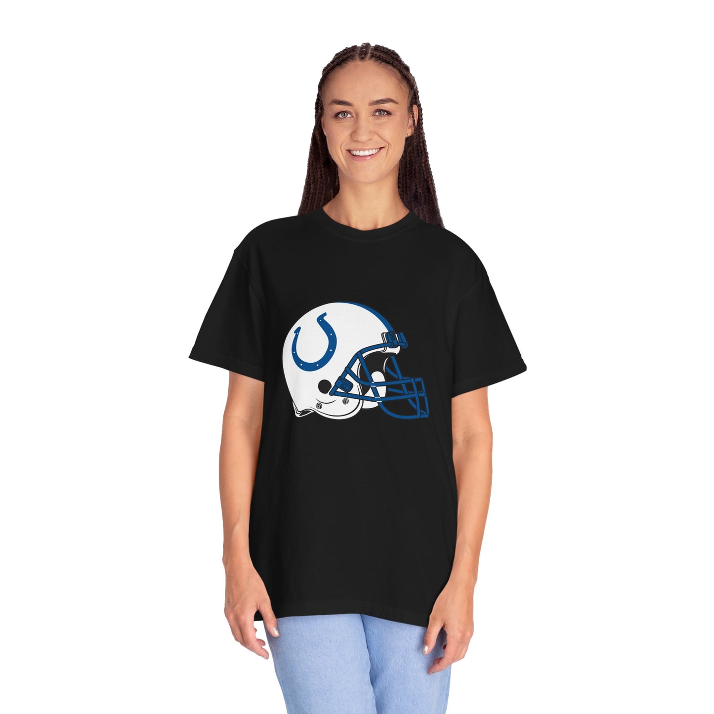 Indianapolis Colts Merchandise Garment-Dyed T-Shirt – Premium Cotton Tee for Customization