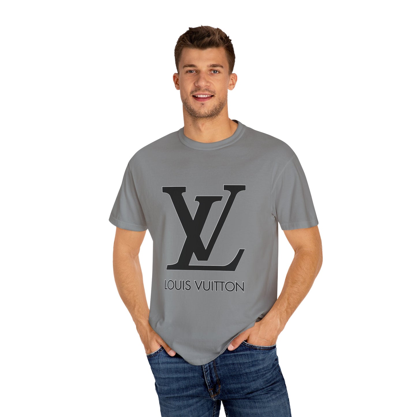 Louis Vuitton Garment-Dyed T-Shirt – Premium Cotton Tee for Customization