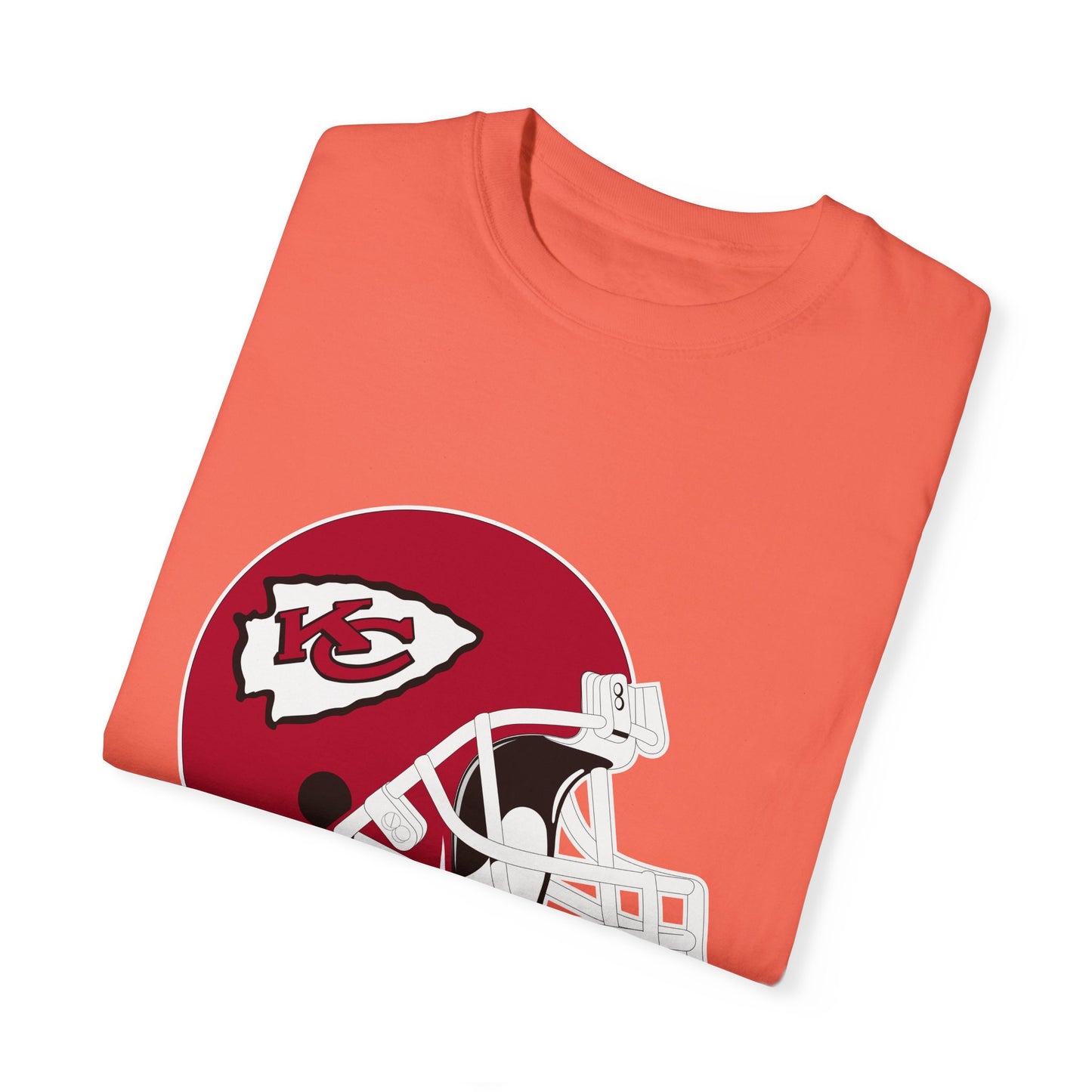 Kansas City Chiefs Football Fans Garment-Dyed T-Shirt – Premium Cotton Tee for Customization