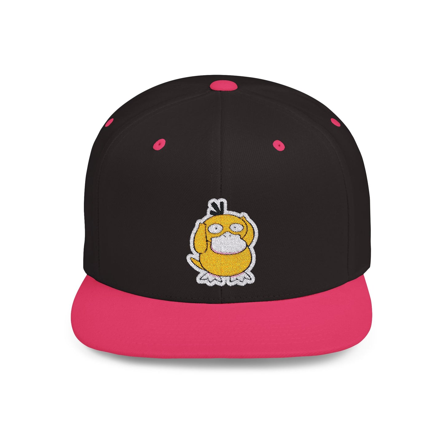 Psyduck Pokemon Flat Bill Snapback – Lightweight, Custom Fit, Premium Quality