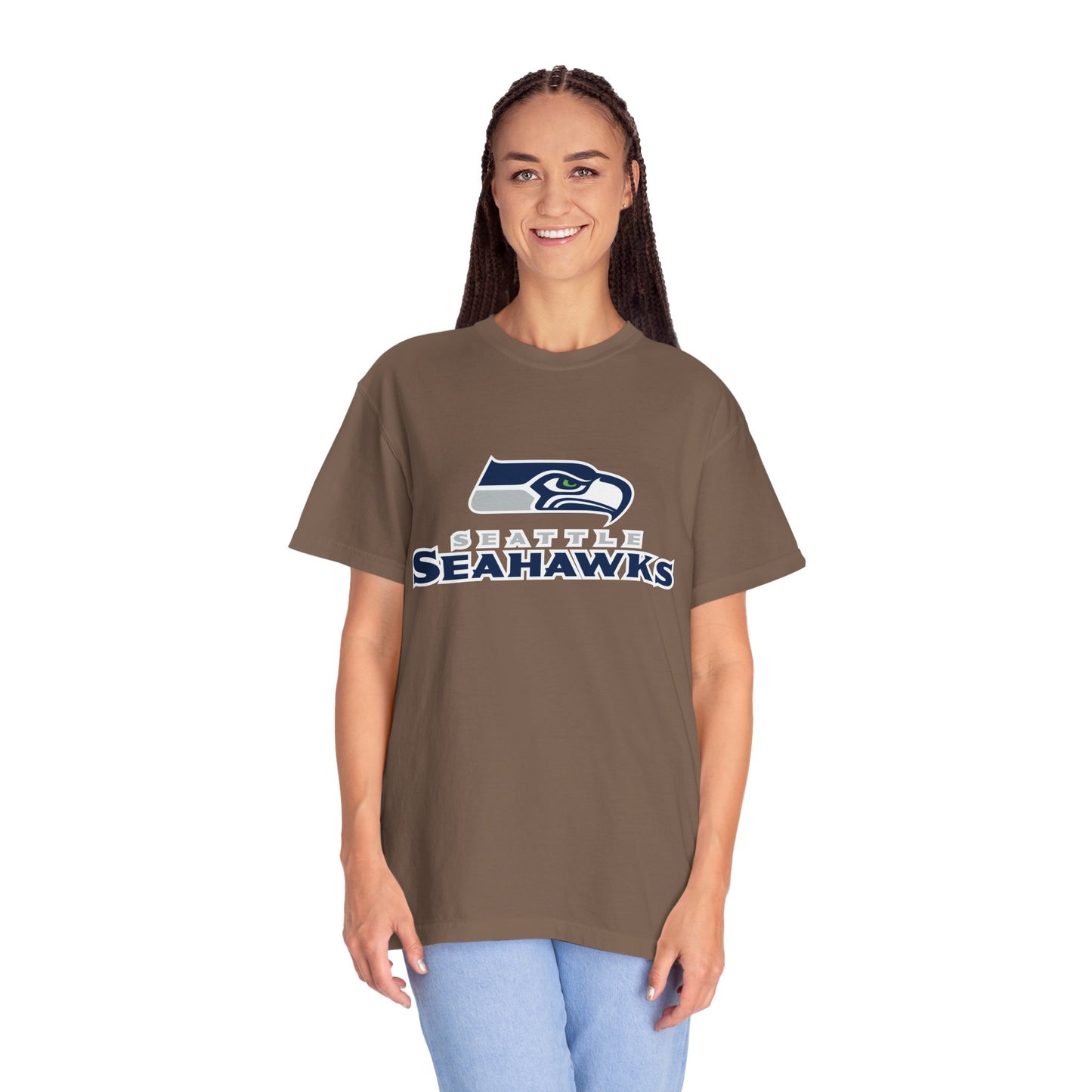 Seattle Seahawks Gear Garment-Dyed T-Shirt – Premium Cotton Tee for Customization