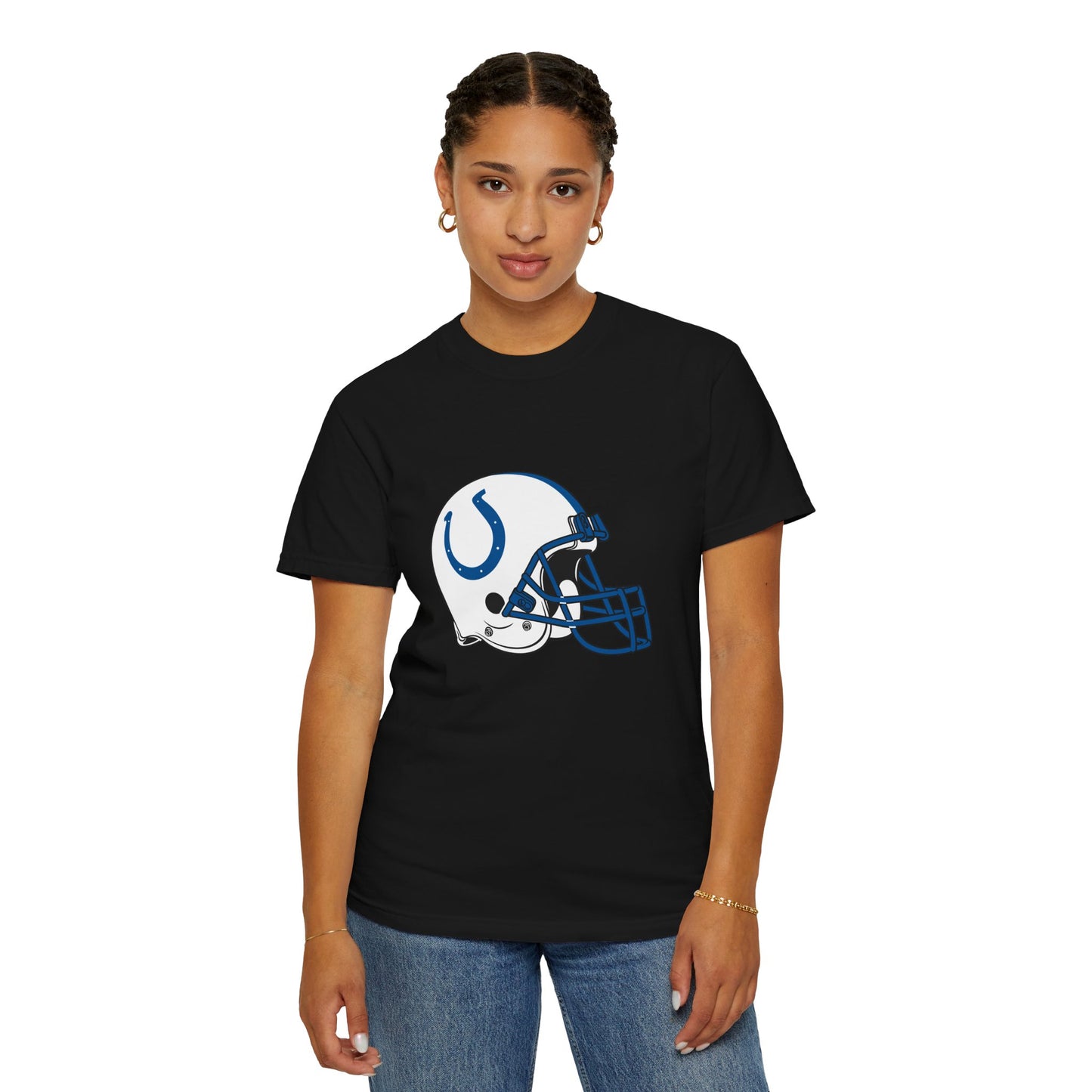 Indianapolis Colts Merchandise Garment-Dyed T-Shirt – Premium Cotton Tee for Customization