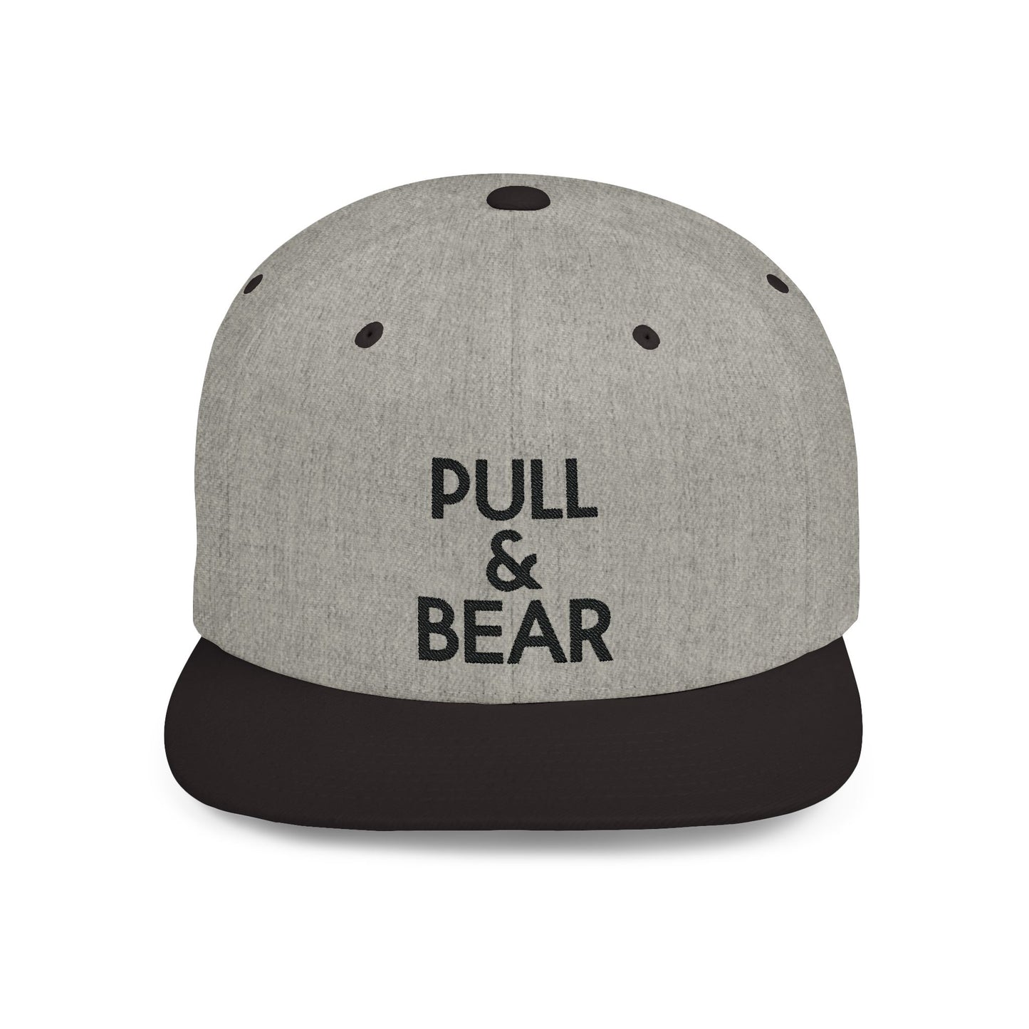 Pull & Bear Flat Bill Snapback – Lightweight, Custom Fit, Premium Quality