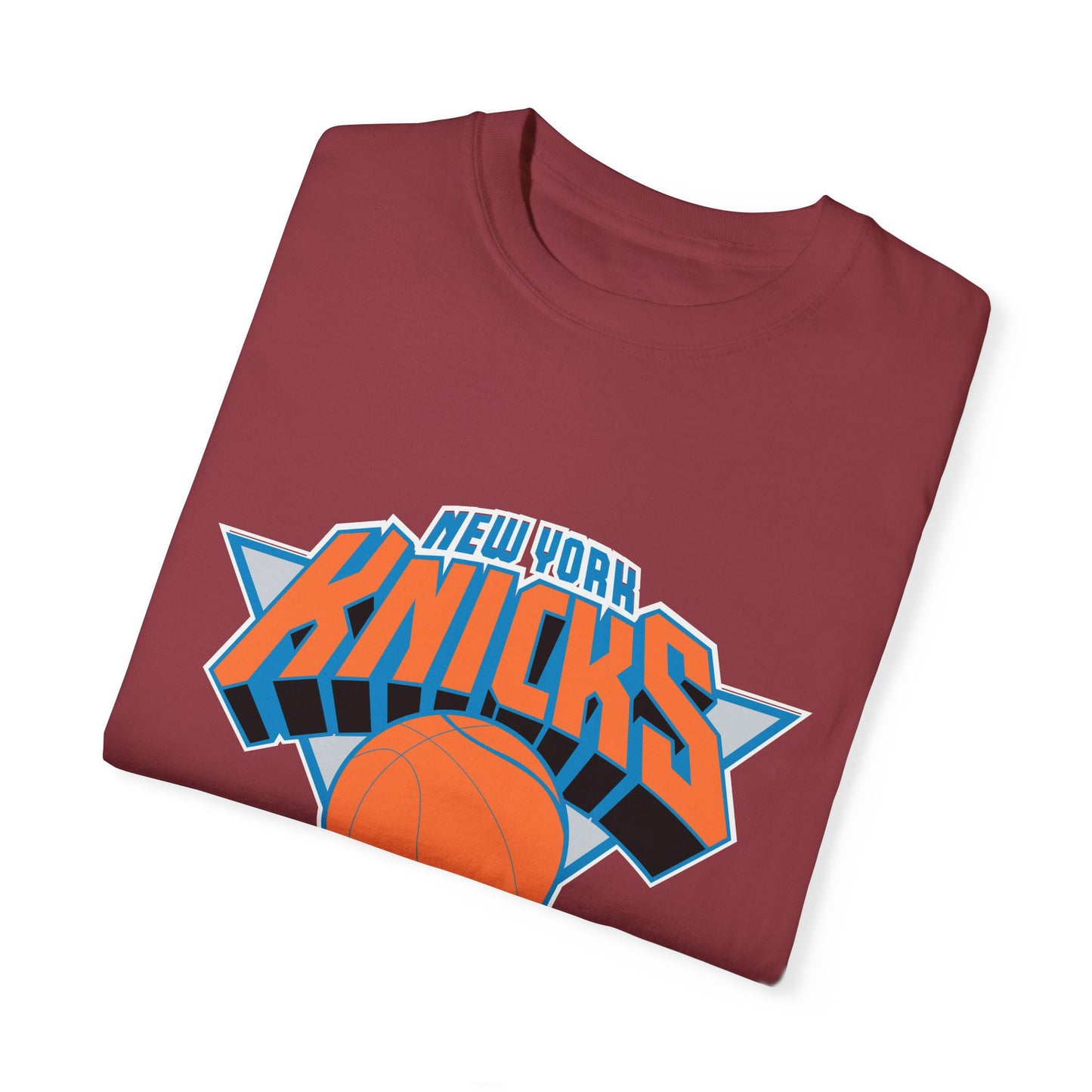 New York Knicks Hoop Lifestyle Garment-Dyed T-Shirt – Premium Cotton Tee for Customization