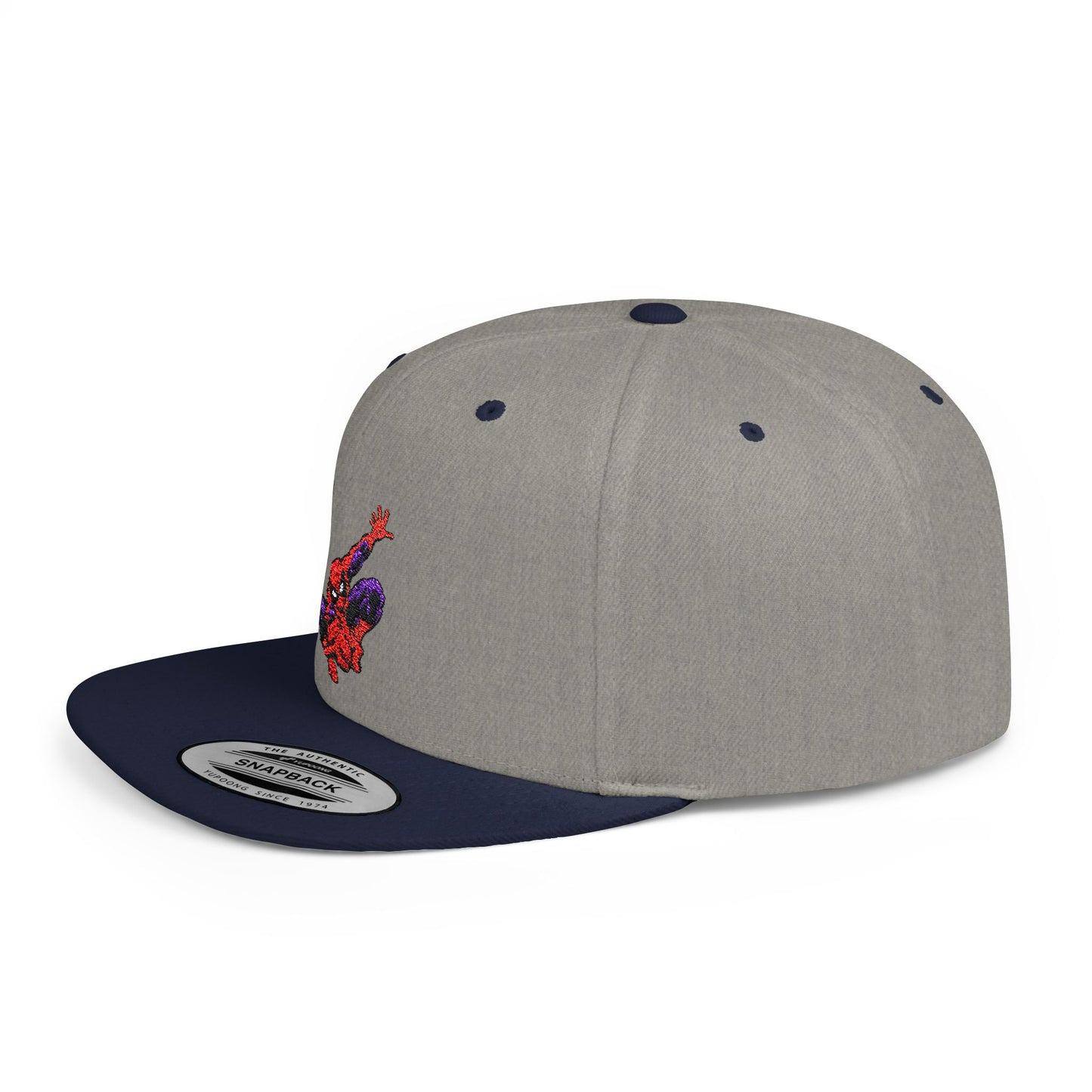 Spiderman Flying Flat Bill Snapback – Lightweight, Custom Fit, Premium Quality