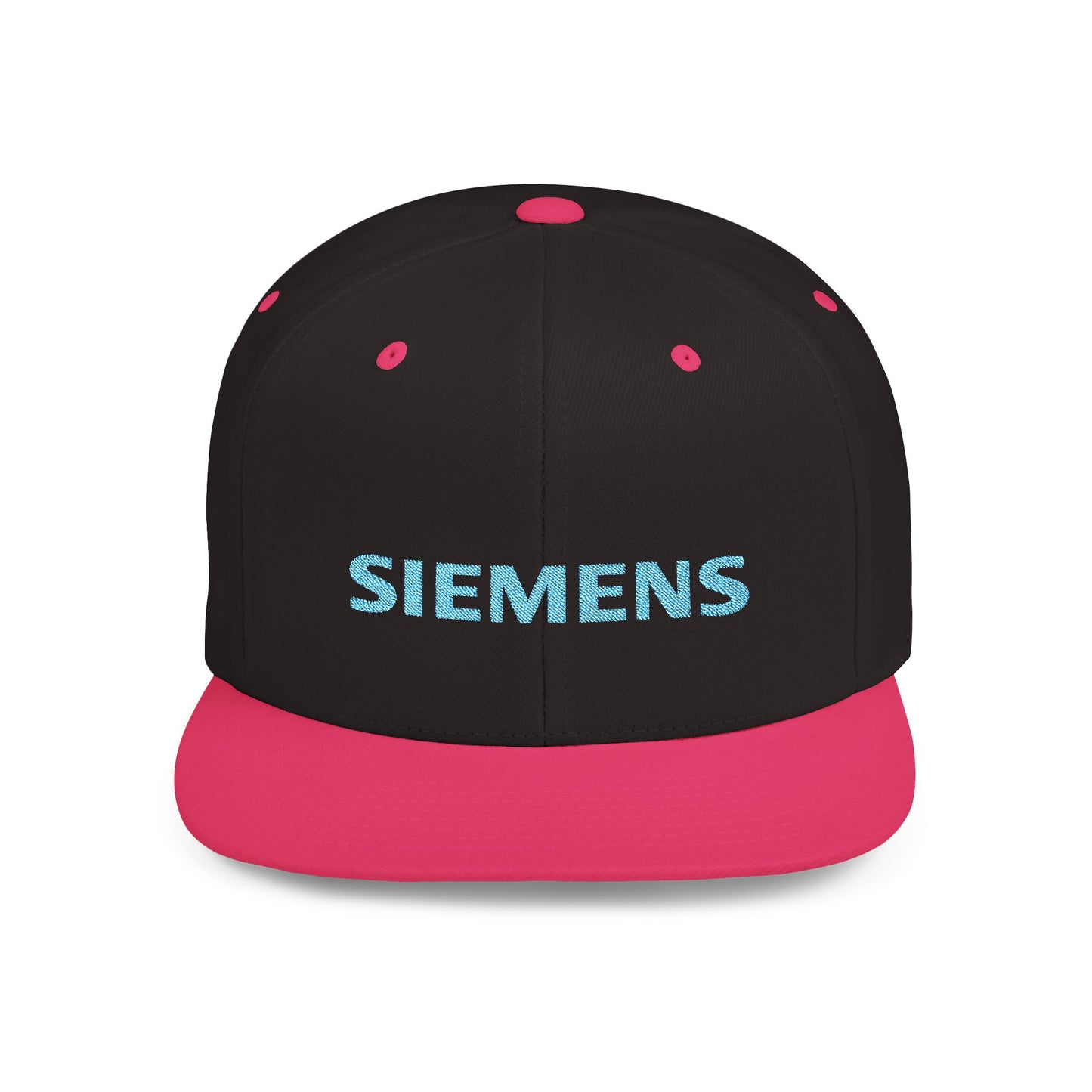 Siemens Flat Bill Snapback – Lightweight, Custom Fit, Premium Quality