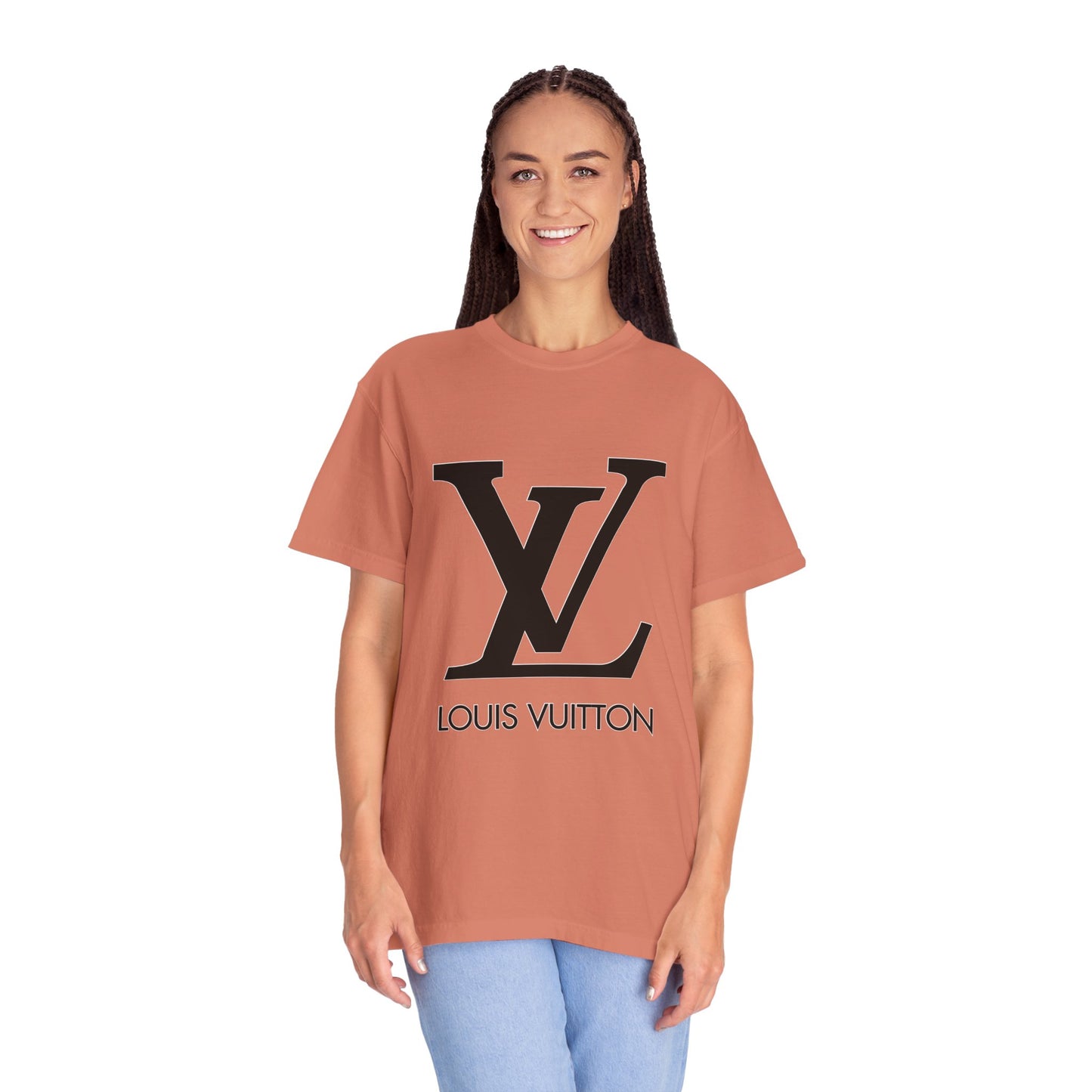 Louis Vuitton Garment-Dyed T-Shirt – Premium Cotton Tee for Customization