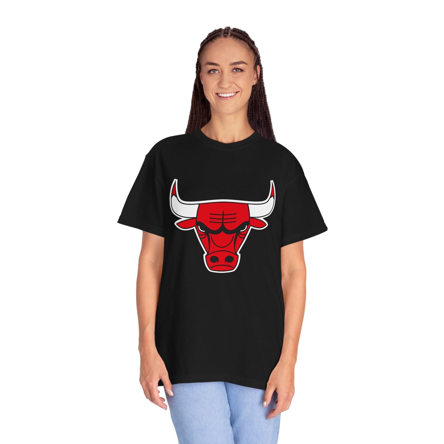 Chicago Bulls Built Different Garment-Dyed T-Shirt – Premium Cotton Tee for Customization