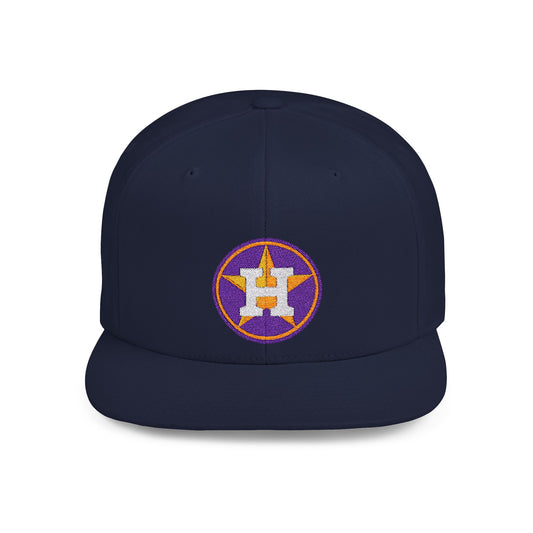 Houston Astros Flat Bill Snapback – Lightweight, Custom Fit, Premium Quality