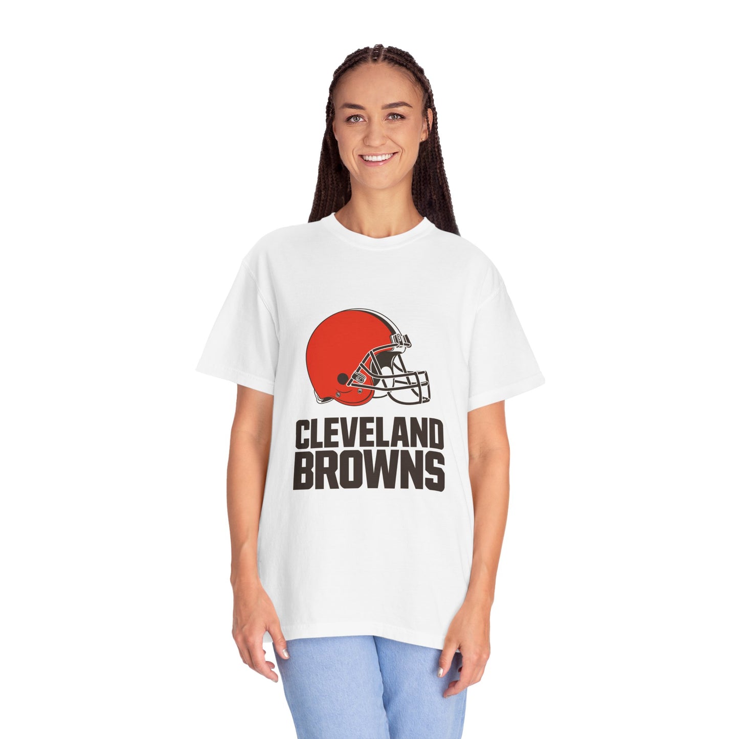 Cleveland Browns Garment-Dyed T-Shirt – Premium Cotton Tee for Customization