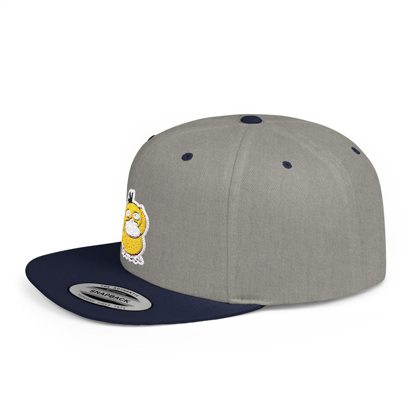 Psyduck Pokemon Flat Bill Snapback – Lightweight, Custom Fit, Premium Quality