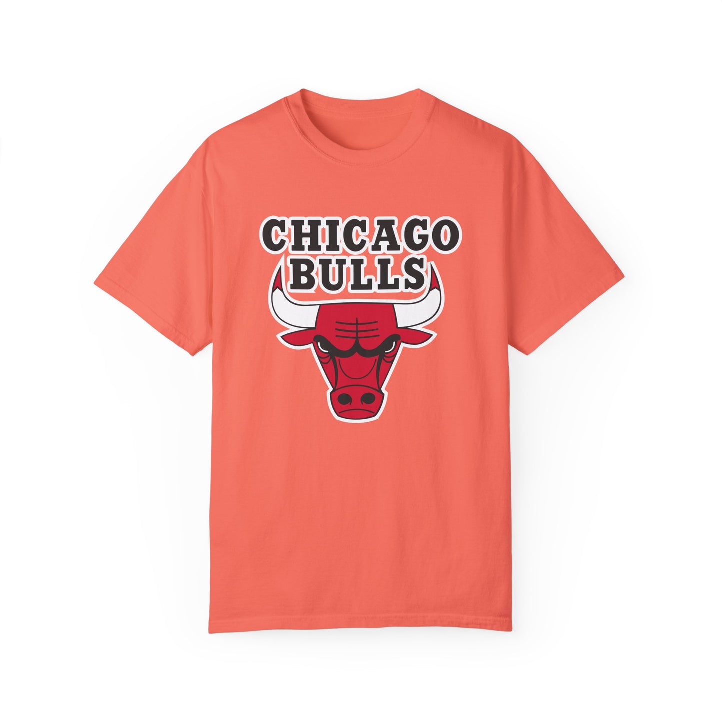 Chicago Bulls NBA Garment-Dyed T-Shirt – Premium Cotton Tee for Customization