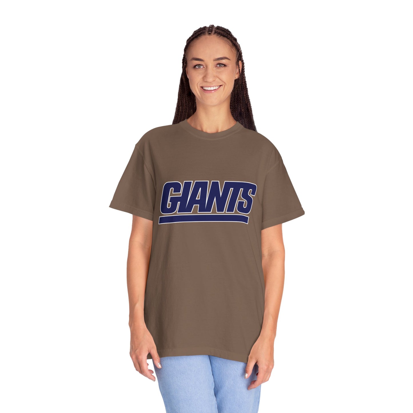 New York Giants Gear Garment-Dyed T-Shirt – Premium Cotton Tee for Customization