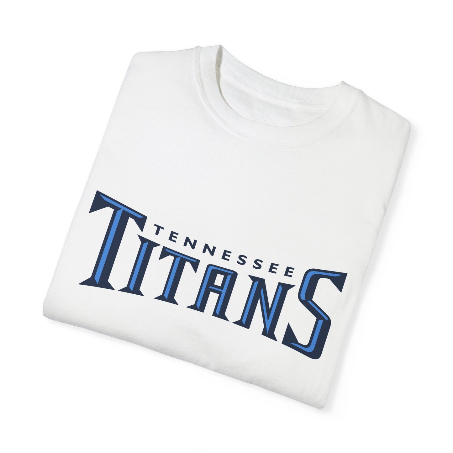 Tennessee Titans Team Merch Garment-Dyed T-Shirt – Premium Cotton Tee for Customization