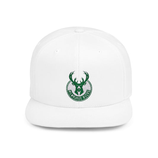 Milwaukee  Bucks Flat Bill Snapback – Lightweight, Custom Fit, Premium Quality