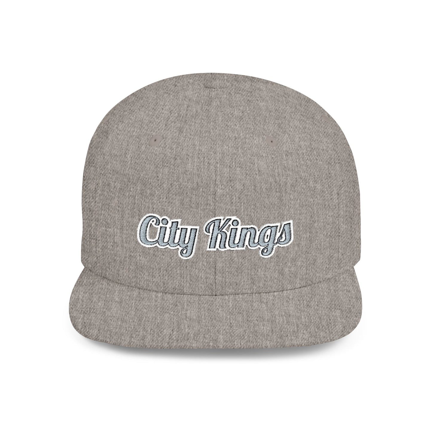 Text City Kings Flat Bill Snapback – Lightweight, Custom Fit, Premium Quality