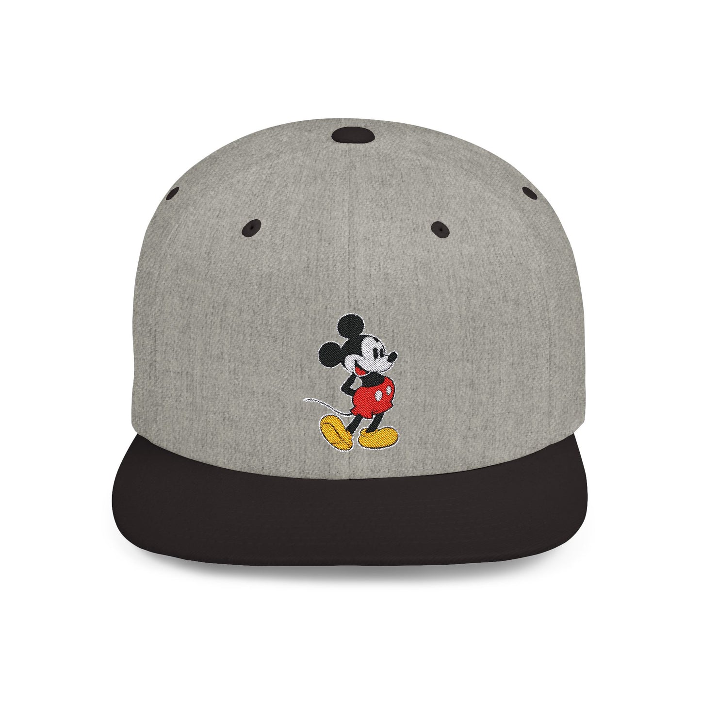 Mickey Mouse Art Flat Bill Snapback – Lightweight, Custom Fit, Premium Quality