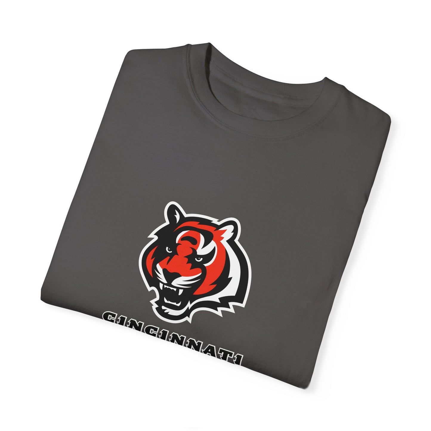 Cincinnati Bengals Gear Garment-Dyed T-Shirt – Premium Cotton Tee for Customization