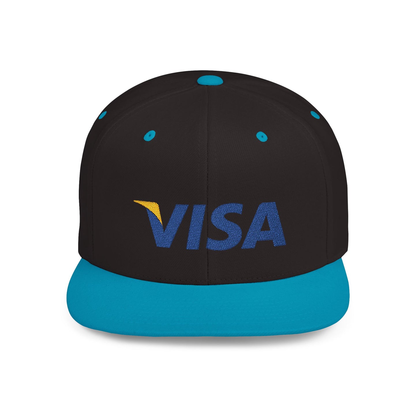 Visa Flat Bill Snapback – Lightweight, Custom Fit, Premium Quality
